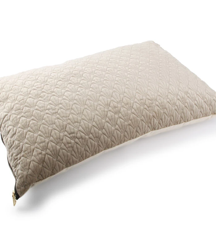Kussen 60x40cm Velvet Taupe Snooze 2 Kussen 60x40cm Velvet Taupe Snooze - Afbeelding 2