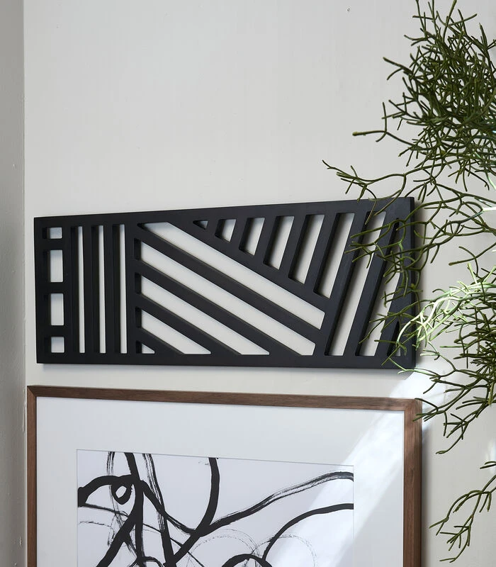 Wanddecoratie - Rectangular Wall Decoration - Zwart 2 Wanddecoratie - Rectangular Wall Decoration - Zwart - Afbeelding 2