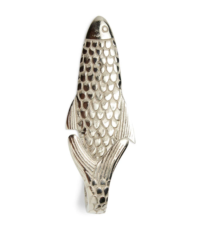 Dubbele Ophanghaak Dier, Wandhaak Vis - De Pêche - Zilver 1 Dubbele Ophanghaak Dier, Wandhaak Vis - De Pêche - Zilver