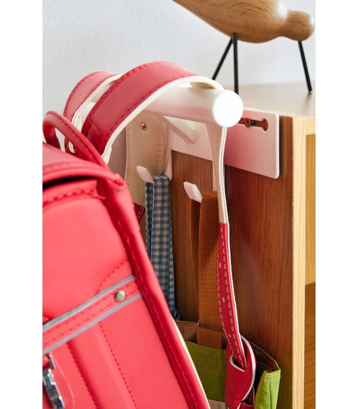 Yamazaki Backpack Hanger - Tower - White 3 Yamazaki Backpack Hanger - Tower - White - Afbeelding 3