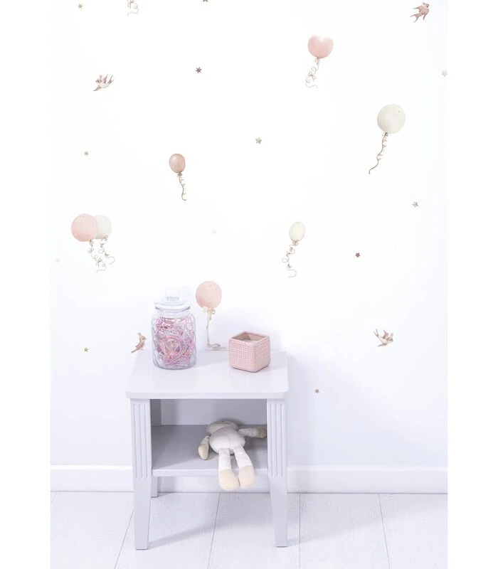 SELENE Muursticker Kinderkamer - Ballonnen En Vliegers (roze) - 29,7 X 42 Cm 2 SELENE Muursticker Kinderkamer - Ballonnen En Vliegers (roze) - 29,7 X 42 Cm - Afbeelding 2