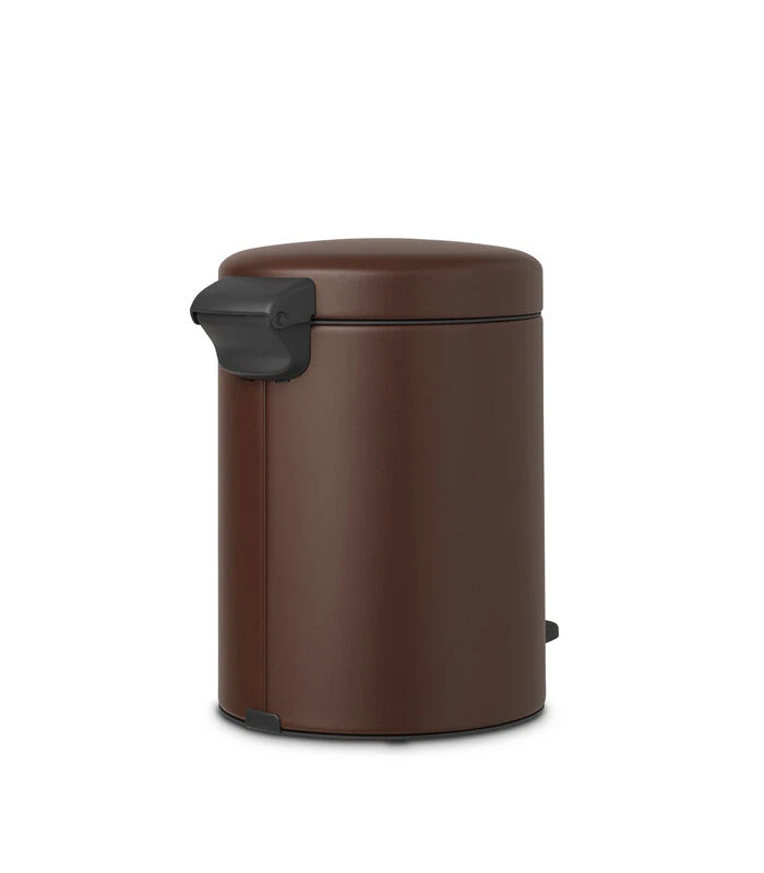 Brabantia NewIcon Pedaalemmer, 5 Liter - Mineral Cosy Brown 3 Brabantia NewIcon Pedaalemmer, 5 Liter - Mineral Cosy Brown - Afbeelding 3