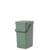 Brabantia Sort & Go Afvalemmer, 16 Liter - Fir Green