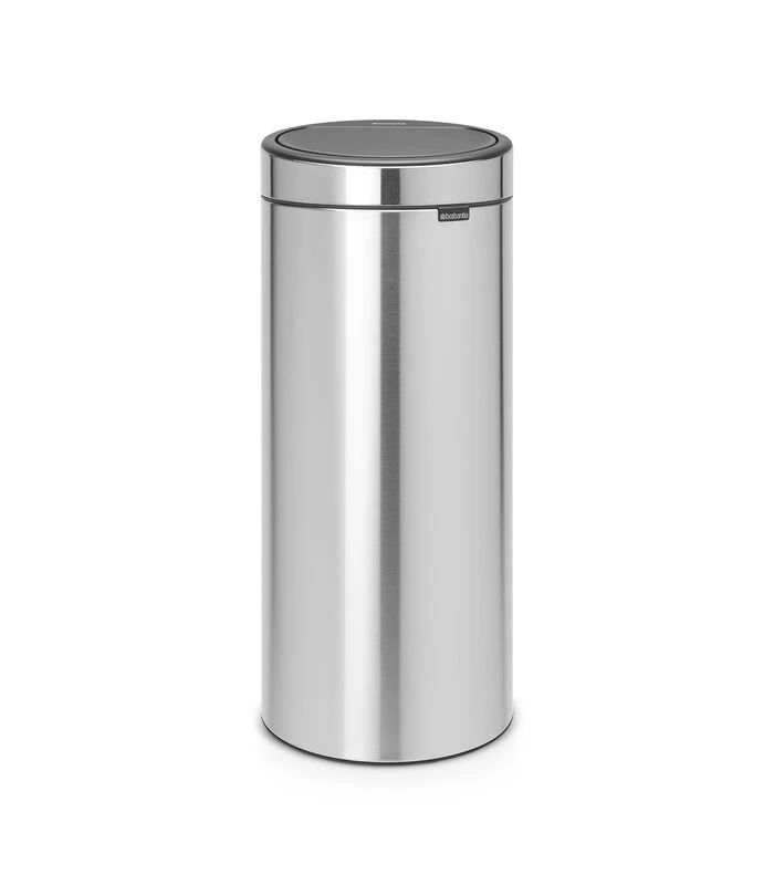 Brabantia Touch Bin New Afvalemmer, 30 Liter, Matt Steel 1 Brabantia Touch Bin New Afvalemmer, 30 Liter, Matt Steel