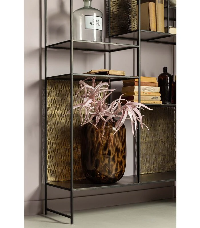 BePureHome Framed Vakkenkast - Metaal - Antique Brass - 185x110x35 3 BePureHome Framed Vakkenkast - Metaal - Antique Brass - 185x110x35 - Afbeelding 3