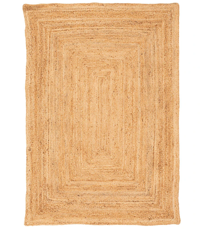 Vloerkleed Natuurvezel Handgemaakt Jute Tapijt Nele 1 Vloerkleed Natuurvezel Handgemaakt Jute Tapijt Nele