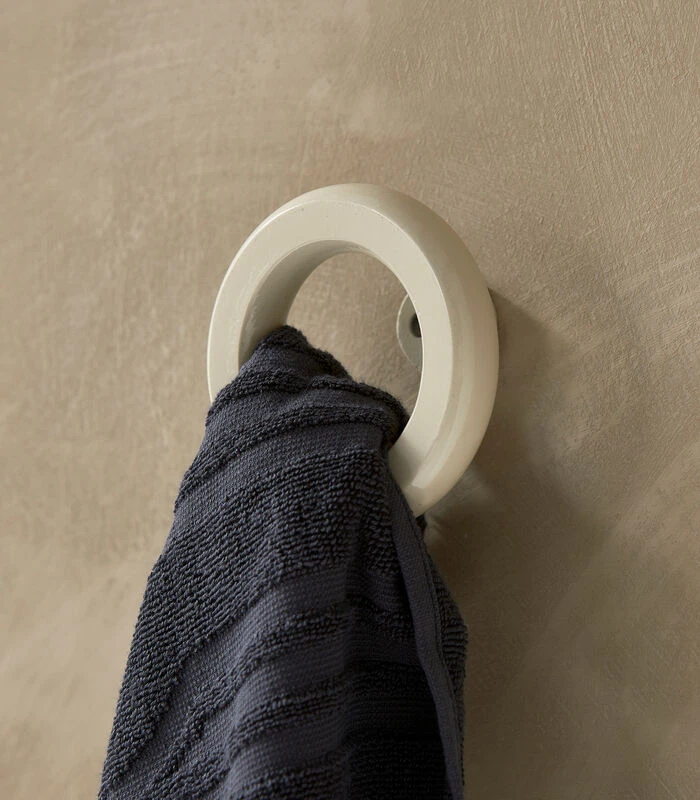 Ronde Ophanghaak, Wandhaak - L'Eclipse - Wit - 1 Stuk 2 Ronde Ophanghaak, Wandhaak - L'Eclipse - Wit - 1 Stuk - Afbeelding 2