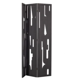 WOOOD Kamerscherm Merel - MDF - Zwart - 170x120x2 -Dagelijkse Boodschappen Winkel a209e066c1ae474aac1db5ec32bbe73e