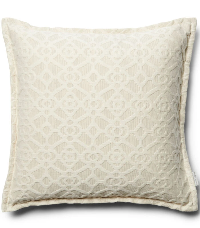 Kussenhoes, Kussensloop 50x50, Neutrale Print - Tavira - Beige 1 Kussenhoes, Kussensloop 50x50, Neutrale Print - Tavira - Beige