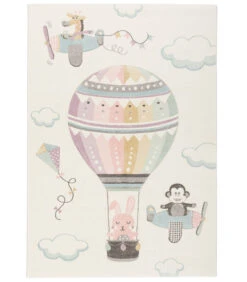 Vloerkleed Maui Kids - Kindertapijt - Heteluchtballon