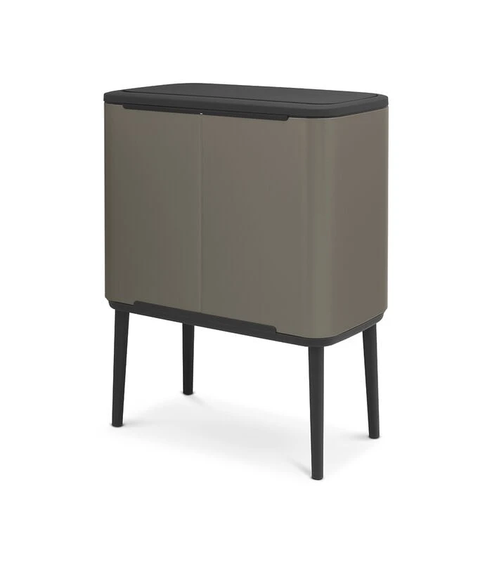 Brabantia Bo Touch Bin, 11 + 23 Liter - Platinum 2 Brabantia Bo Touch Bin, 11 + 23 Liter - Platinum - Afbeelding 2