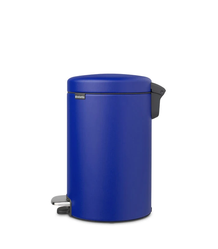Brabantia NewIcon Pedaalemmer, 12 Liter - Mineral Powerful Blue 2 Brabantia NewIcon Pedaalemmer, 12 Liter - Mineral Powerful Blue - Afbeelding 2