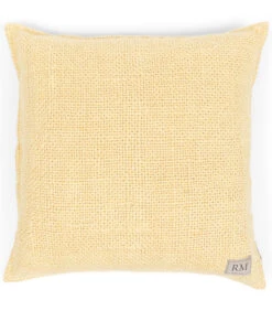 Kussenhoes 50x50 - Linen Pillow Cover - Geel
