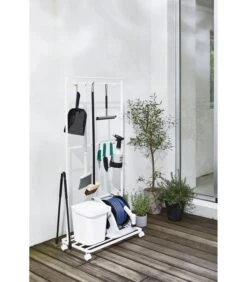 Yamazaki Storage Rack With Caster - Tower - White -Dagelijkse Boodschappen Winkel a678e02c72d24fd99099b7d2e628657f