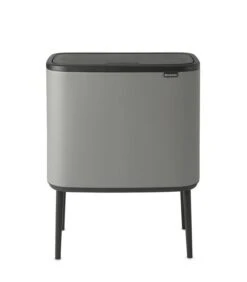 Brabantia Bo Touch Bin, 3 X 11L - Mineral Concrete Grey