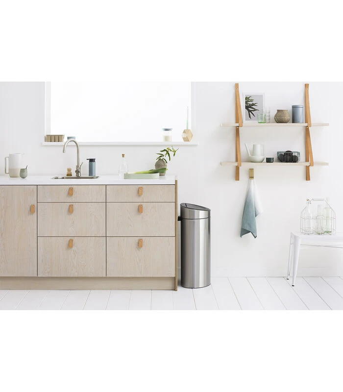 Brabantia Touch Bin New Recycle, 23/10L Fingerprint Proof 4 Brabantia Touch Bin New Recycle, 23/10L Fingerprint Proof - Afbeelding 4