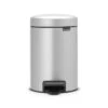 Brabantia NewIcon Prullenbak - 3 L - Metallic Grey
