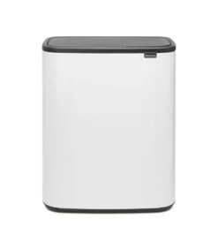 Brabantia Bo Touch Bin, 2 Binnenemmers, 2 X 30 Liter - White