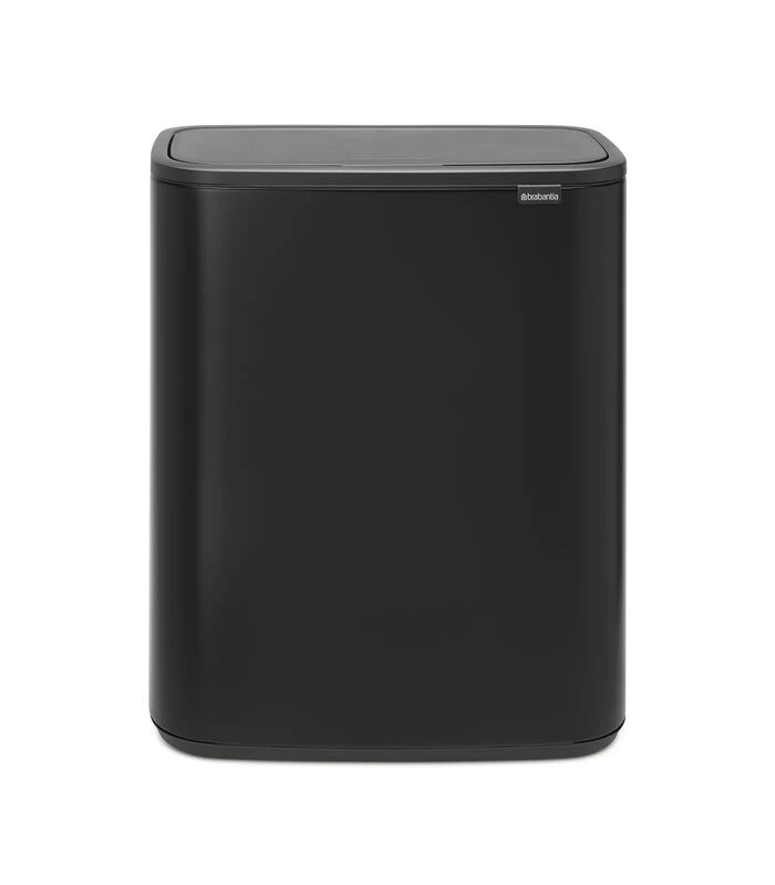 Brabantia Bo Touch Bin, 1 Binnenemmer, 60 Liter - Matt Black 1 Brabantia Bo Touch Bin, 1 Binnenemmer, 60 Liter - Matt Black