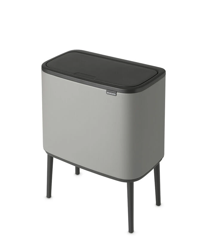 Brabantia Bo Touch Bin, 11+23 Liter - Mineral Concrete Grey 2 Brabantia Bo Touch Bin, 11+23 Liter - Mineral Concrete Grey - Afbeelding 2