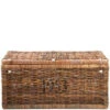Opbergkist - Dekenkist - Rustic Rattan Cobblers Wharf Trunk - 90x40 Cm - Bruin