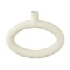 PRESENT TIME Vaas Ring - Polyresin - Ovaal Wijd Wit - 25x3,5x20,5cm