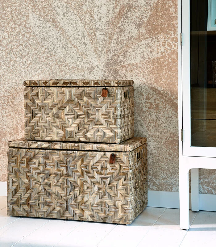 Opbergkist - Dekenkist - Port Barton Trunk Medium - Bruin 2 Opbergkist - Dekenkist - Port Barton Trunk Medium - Bruin - Afbeelding 2