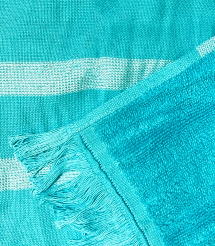 Handdoek Met Badstof Voering 150 X 180 Cm Alanya XL 2 Handdoek Met Badstof Voering 150 X 180 Cm Alanya XL - Afbeelding 2