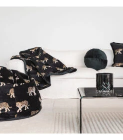 Plaid Met Goud Geborduurde Tijgers -Dagelijkse Boodschappen Winkel ab0f5ad5473045ac9a9580e3792f938f