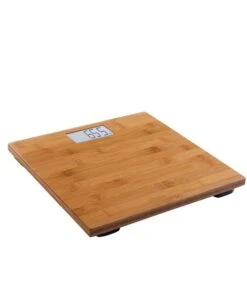 LIVOO Digitale Personenweegschaal Bamboe