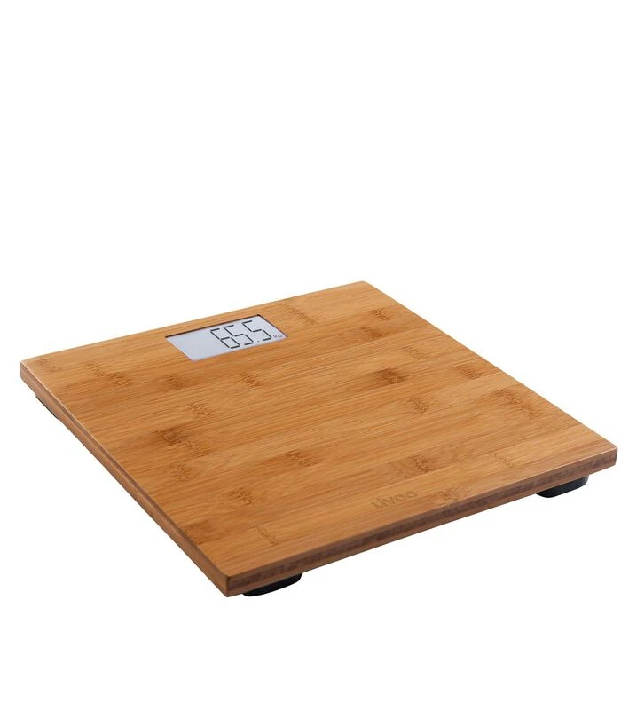 LIVOO Digitale Personenweegschaal Bamboe 1 LIVOO Digitale Personenweegschaal Bamboe