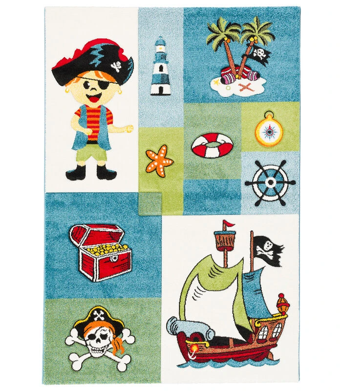 Vloerkleed Maui Kids Piraat 1 Vloerkleed Maui Kids Piraat