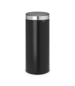 Brabantia Touch Bin New, 30L, Black / Fingerprint Proof