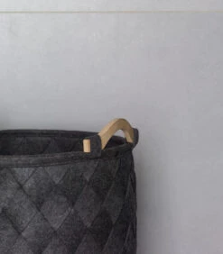 Wasmand AMY Dark Grey-98 -Dagelijkse Boodschappen Winkel b007ba7b4dd442d78fd95d870b878a16