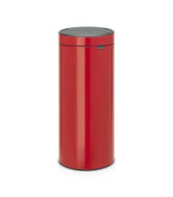 Brabantia Touch Bin New Afvalemmer, 30 Liter, Passion Red