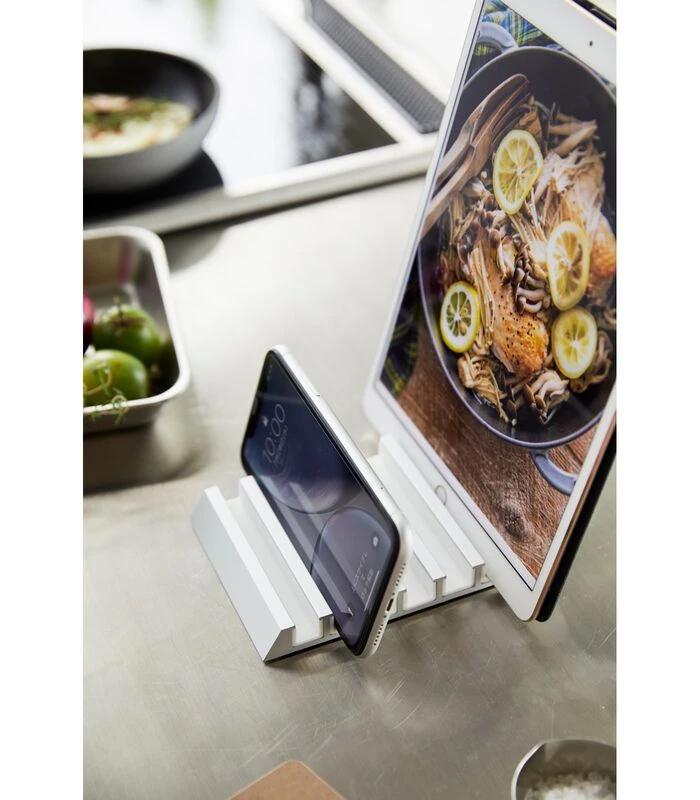 Yamazaki Tablet Stand - Tower - White 4 Yamazaki Tablet Stand - Tower - White - Afbeelding 4
