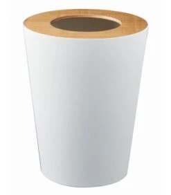 Yamazaki Trash Can Round - Rin - Natural