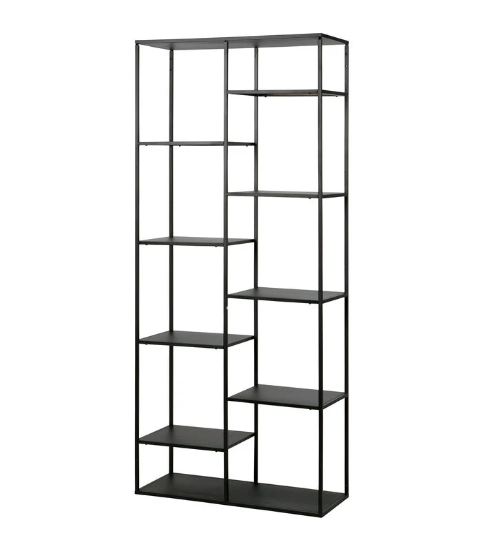 Exclusive June Rek - Metaal - Zwart - 195x85x35 3 Exclusive June Rek - Metaal - Zwart - 195x85x35 - Afbeelding 3