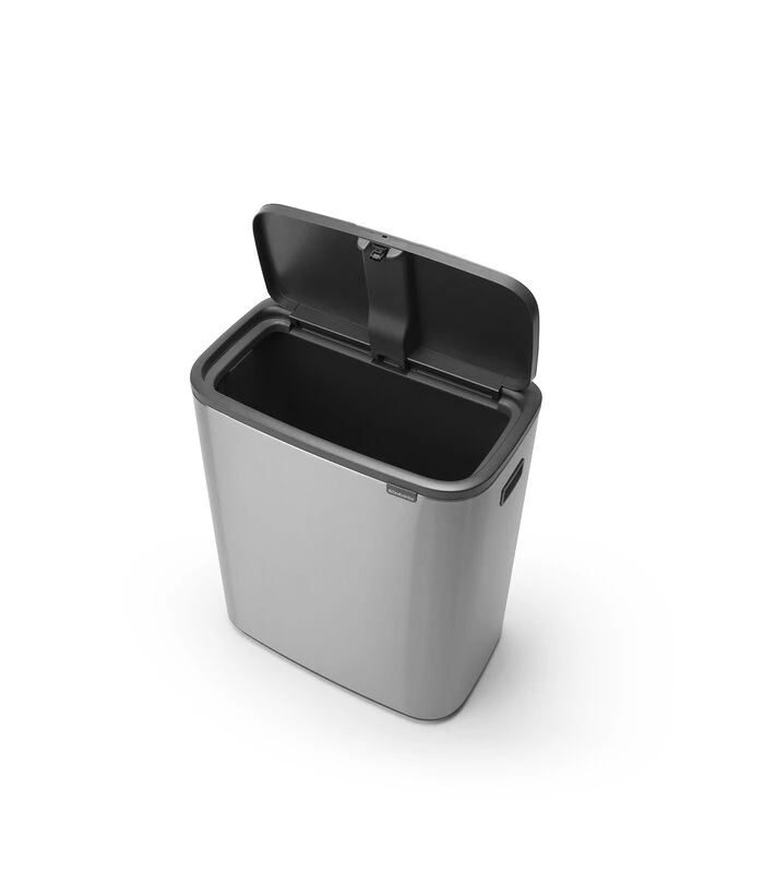 Brabantia Bo Touch Bin, 60 L - Matt Steel Fingerprint Proof 2 Brabantia Bo Touch Bin, 60 L - Matt Steel Fingerprint Proof - Afbeelding 2
