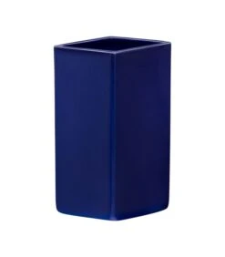 Iittala Ruutu Ceramic Vaas 180mm Donkerblauw