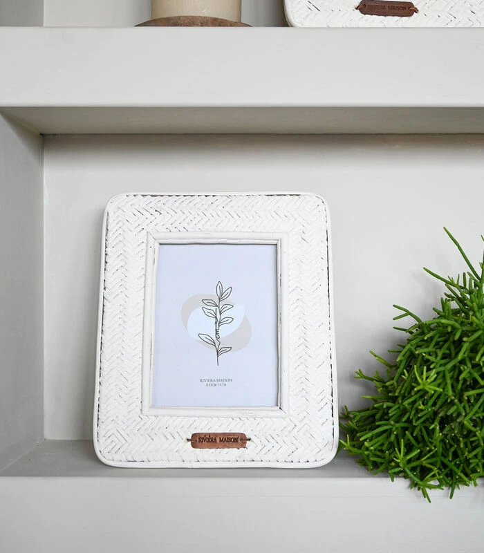 Fotolijst 13x18 Staand, Wanddecoratie - Braided - Wit - 2 Fotolijst 13x18 Staand, Wanddecoratie - Braided - Wit - - Afbeelding 2