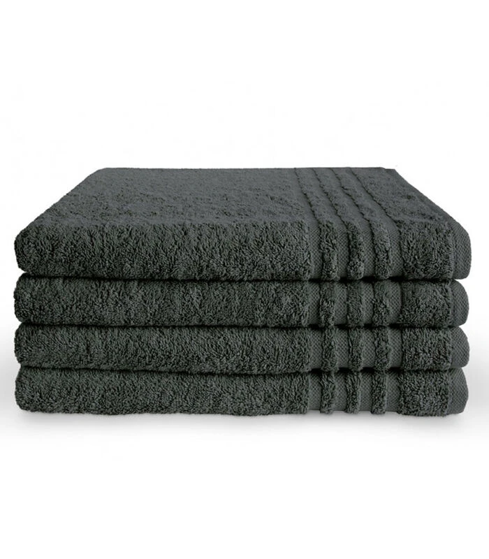 Handdoek 70 X 140 Antraciet - 10 Stuks 1 Handdoek 70 X 140 Antraciet - 10 Stuks