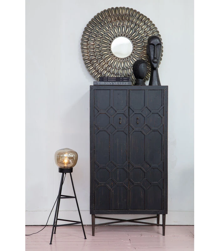 BePureHome Husk Spiegel - Metaal - Antique Brass - 83x83x4 2 BePureHome Husk Spiegel - Metaal - Antique Brass - 83x83x4 - Afbeelding 2