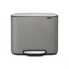 Brabantia Bo Pedaalemmer, 36 Liter - Mineral Concrete Grey