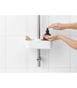 Brabantia ReNew Douche Caddy - White -Dagelijkse Boodschappen Winkel b647824abd8a4ac08e229e7fa59e2d30
