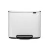 Brabantia Bo Pedaalemmer, 3 Binnenemmers, 3 X 11 Liter - White