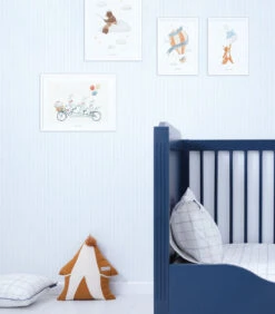 GENTLE FRIENDS Set Van 4 Kinderposter - Konijn Beer Vos Luchtballonnen -Dagelijkse Boodschappen Winkel b846ec6fa11d4908b2ce949384e34b92