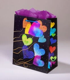 Geschenkentas Vers ToiL 20 X H 25 X P 10 Cmballons