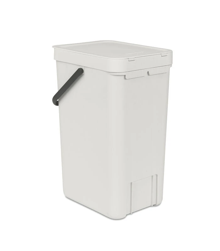 Brabantia Sort & Go Afvalemmer, 16 Liter - Light Grey 2 Brabantia Sort & Go Afvalemmer, 16 Liter - Light Grey - Afbeelding 2