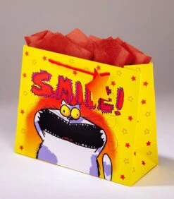 Geschenkzakje Smile MMhz B 25 X H 20 X D 10 Cm Ca